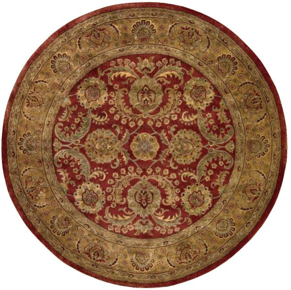 Nourison Home Jaipur Burgundy 6' x Round