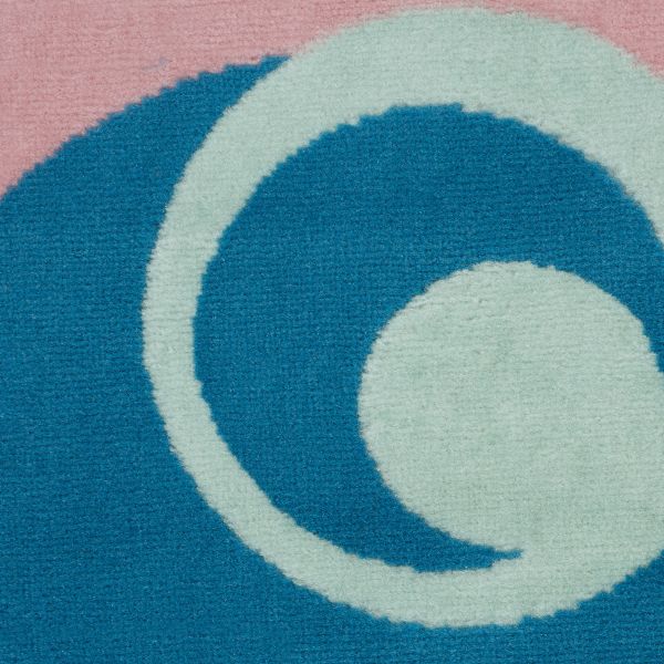 Nourison Home Grafix Blue Multi Colored 5'3" x Round Collection