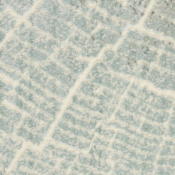 Nourison Home Marmara Teal Grey Ivory 5'3" x 7'3"