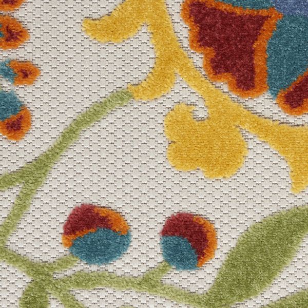 Nourison Home Aloha Ivory/Multi