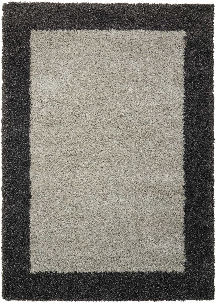 Nourison Home Amore Silver/Charcoal 3'11" x 5'11"