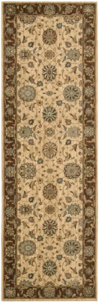 Nourison Home Living Treasures Beige 2'6" x 8' Runner