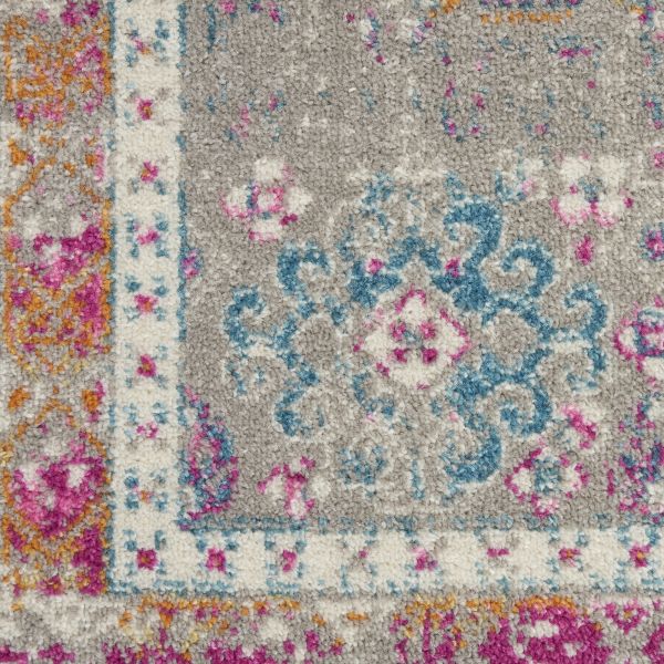 Nourison Home Passion Grey/Multi 8' x Round Collection