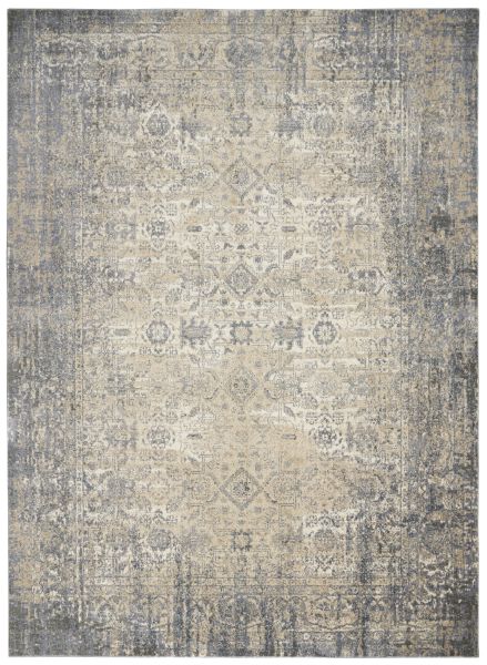 Nourison Moroccan Celebration Ivory/Slate