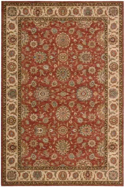 Nourison Home Living Treasures Rust 5'6" x 8'3"