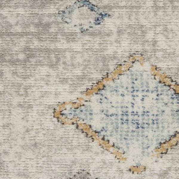 Nourison Home Quarry Ivory/Grey/Blue 3' x 5' Collection
