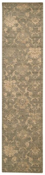Nourison Home Silken Allure Moss 2'5" x 10' Runner Collection