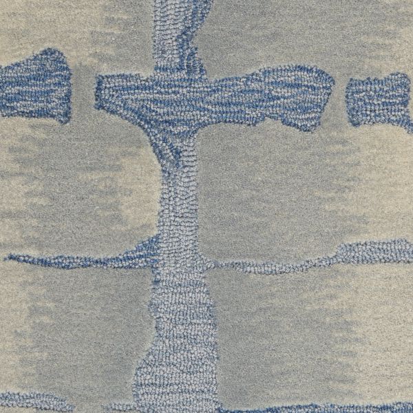 Nourison Home Symmetry Blue/Grey