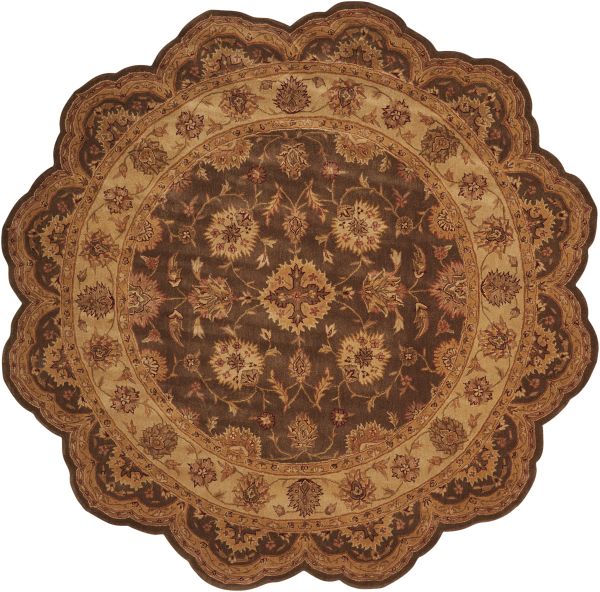 Nourison Home Heritage Hall Sable 8' x Freeform Free Form