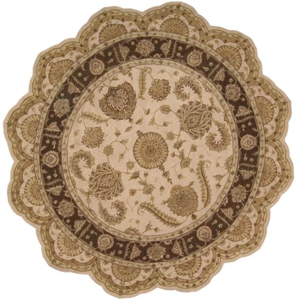 Nourison Home Heritage Hall Beige 6' x Freeform Free Form Collection