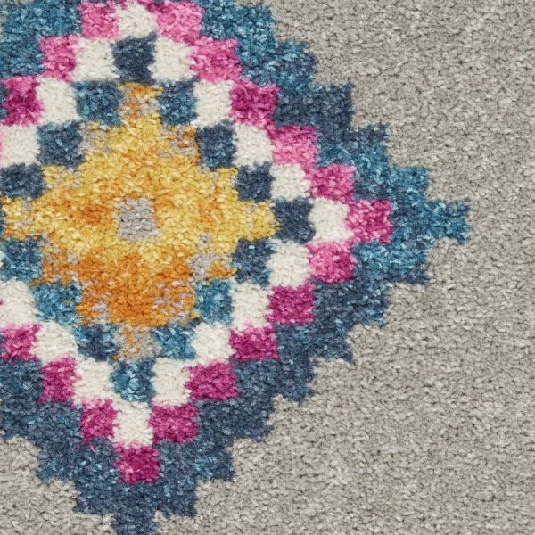 Nourison Home Passion Grey Multicolor 1'10" x 2'10"