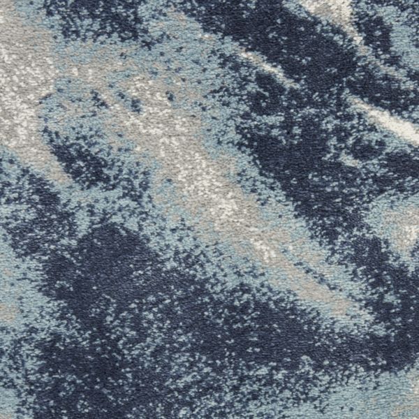 Nourison Home American Manor Blue/Ivory 2'2" x 7'6" Runner