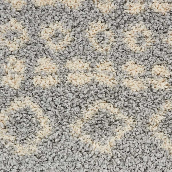 Nourison Home Moroccan Shag Silver 5'3" x 7'11"