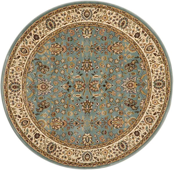 Nourison Home Antiquities Slate Blue 5'3" x Round