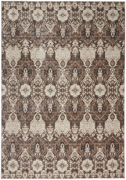 Nourison Home Silver Screen Mocha/Slate 5'3" x 7'3" Collection