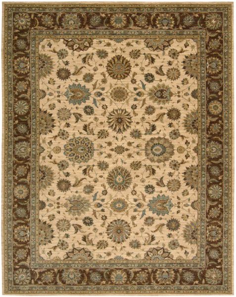 Nourison Home Living Treasures Beige 7'6" x 9'6"