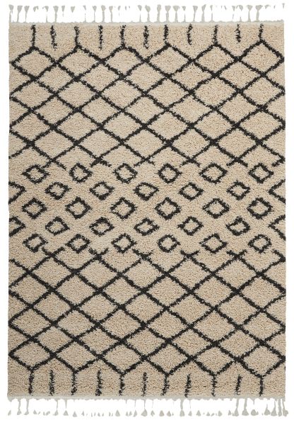 Nourison Home Moroccan Shag Cream 5'3" x 7'11" Collection