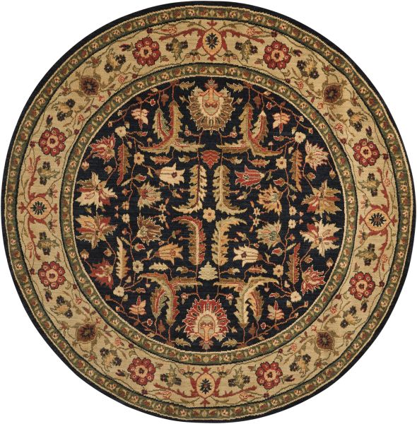 Nourison Home Living Treasures Midnight 5'10" x Round