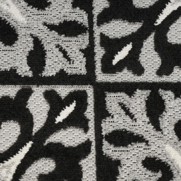 Nourison Home Aloha Black White