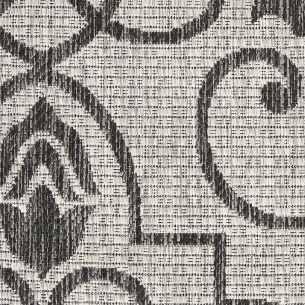 Nourison Home Country Side Ivory/Charcoal 5'3" x Round Collection