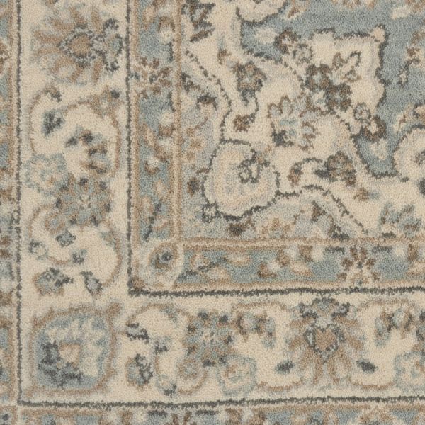 Nourison Home Living Treasures Aqua/Ivory 2'6" x 4'3" Collection