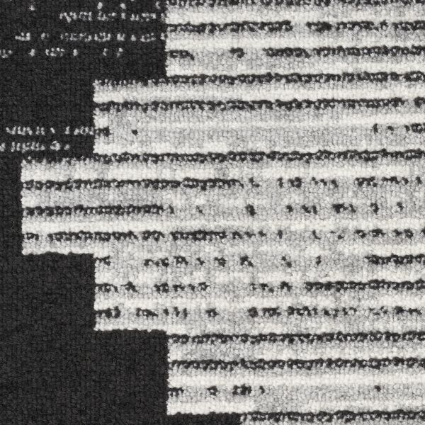 Nourison Home Modern Passion Blk/Grey 5'3" x 7'3"