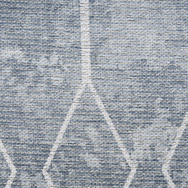 Nicole Curtis Machine Washable Series 1 Blue Grey Collection