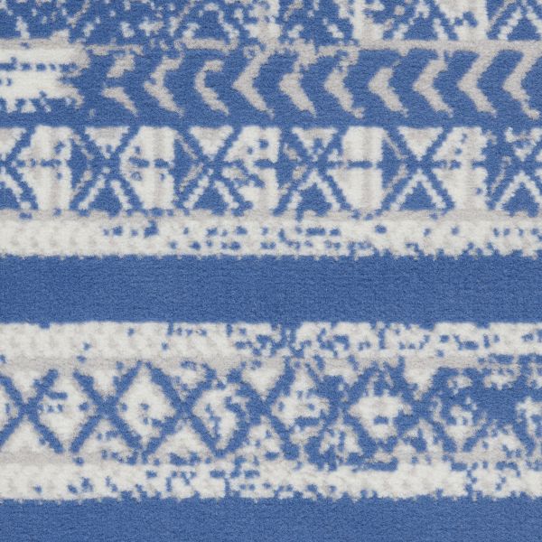 Nourison Home Whimsicle Light Blue Ivory 8' x 10'