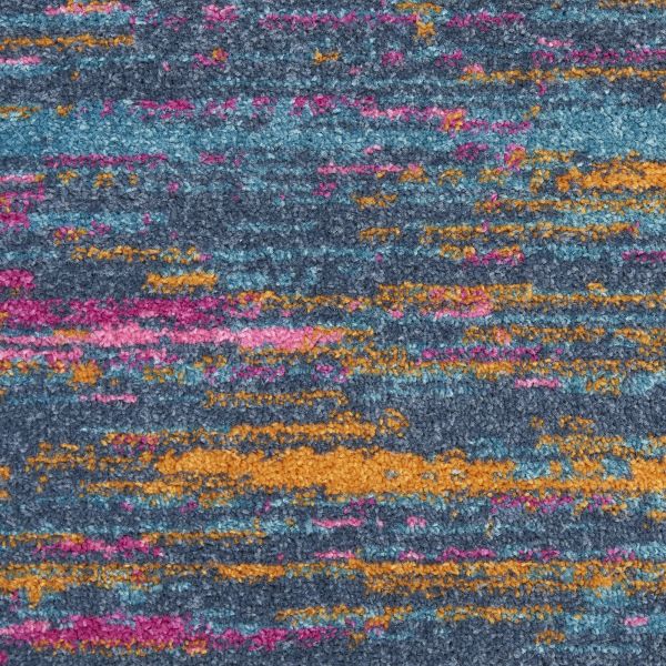 Nourison Home Passion Blue/Multicolor 1'10" x 6' Runner Collection