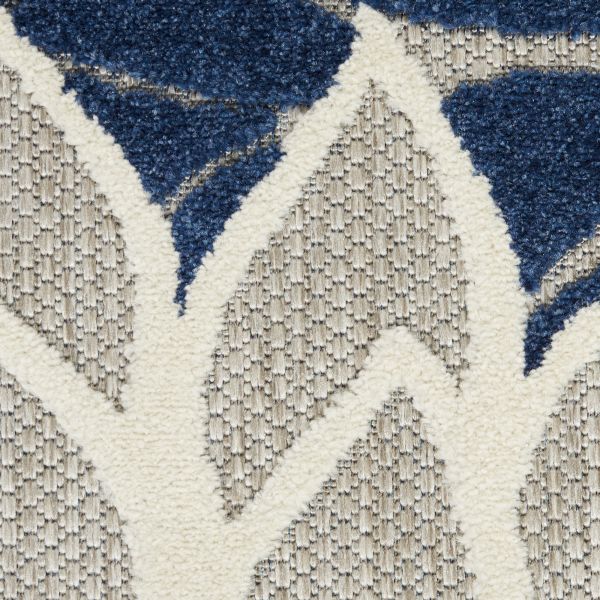 Nourison Home Aloha Ivory/Navy