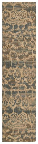 Nourison Home Silken Allure Teal 2'5" x 10' Runner Collection
