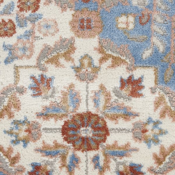 Nourison Home Elation Ivory Blue 4' x 6'
