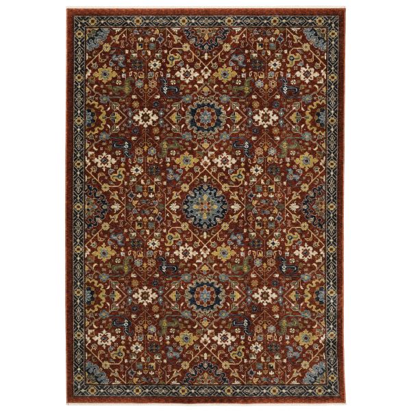 Oriental Weavers Aberdeen 6r Red Collection
