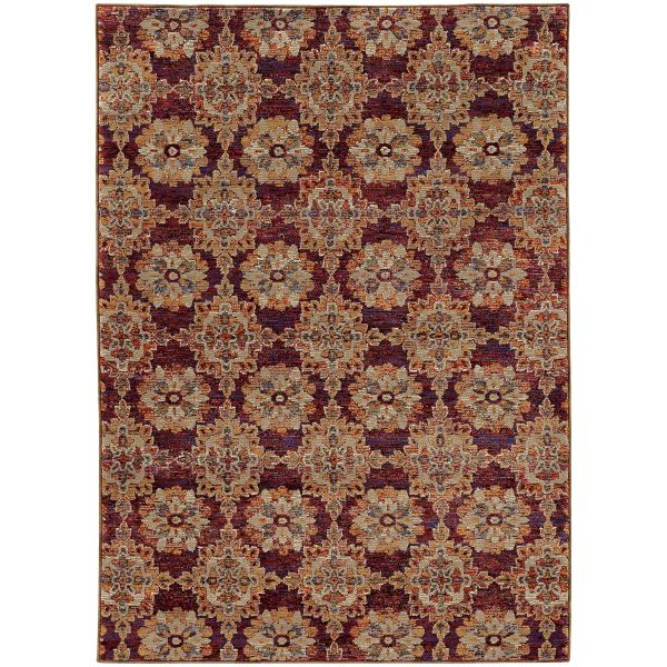 Oriental Weavers Andorra 6883a Red Collection