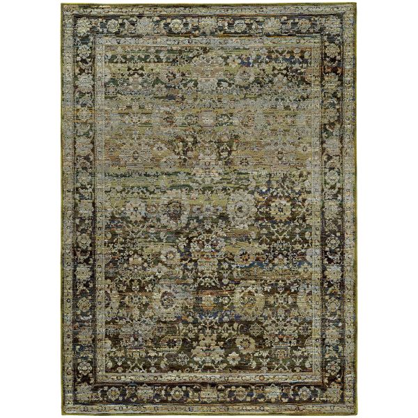 Oriental Weavers Andorra 7125c Green Collection