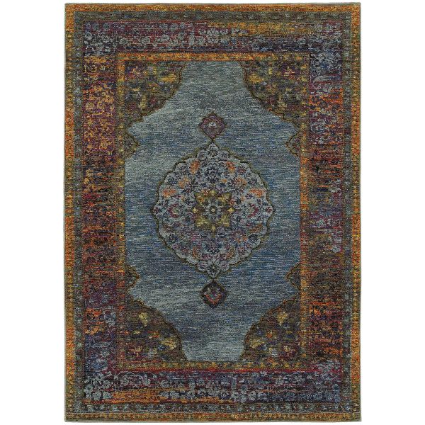 Oriental Weavers Andorra 7139a Blue Collection