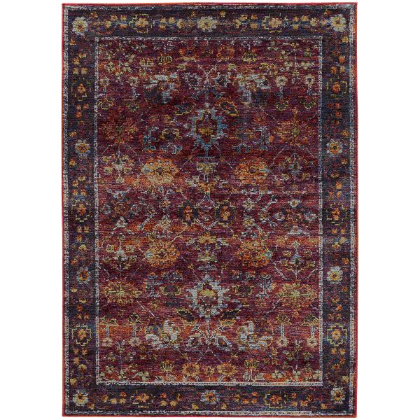 Oriental Weavers Andorra 7153a Red Collection