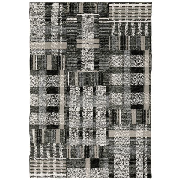 Oriental Weavers Atlas 752c Black Collection