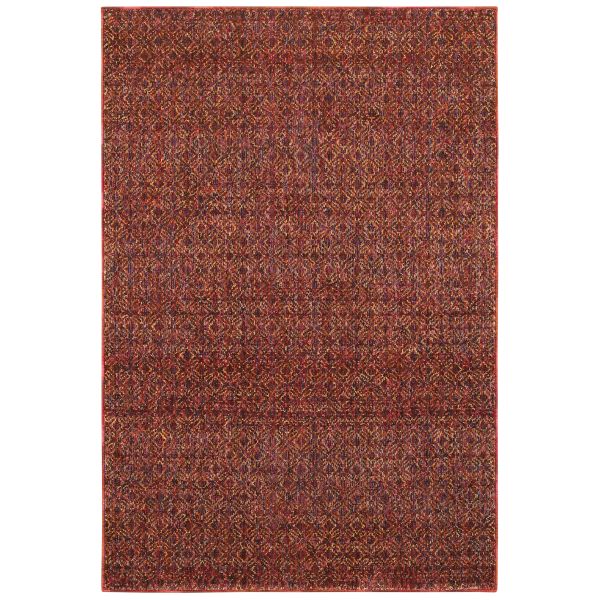 Oriental Weavers Atlas 8048k Red Collection