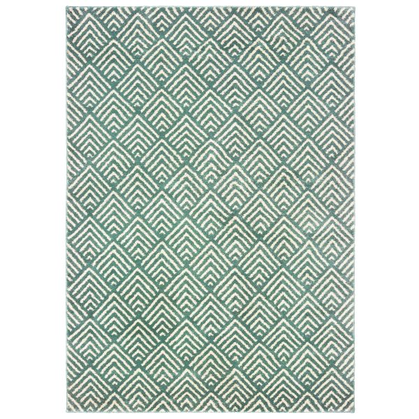Oriental Weavers Carson 9667c Blue Collection