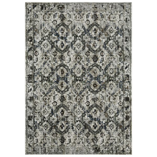 Oriental Weavers Gemini 1003e Charcoal Collection