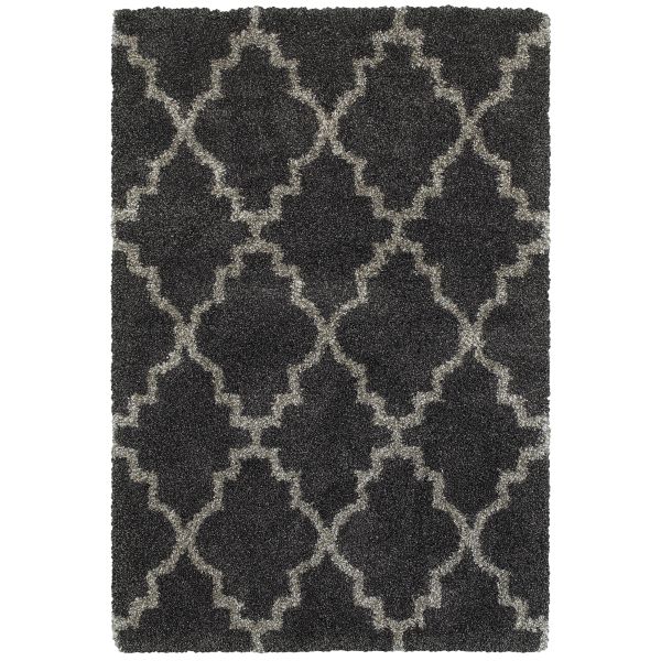 Oriental Weavers Henderson 92k Charcoal Collection