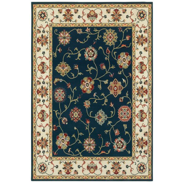 Oriental Weavers Kashan 2336b Navy Collection