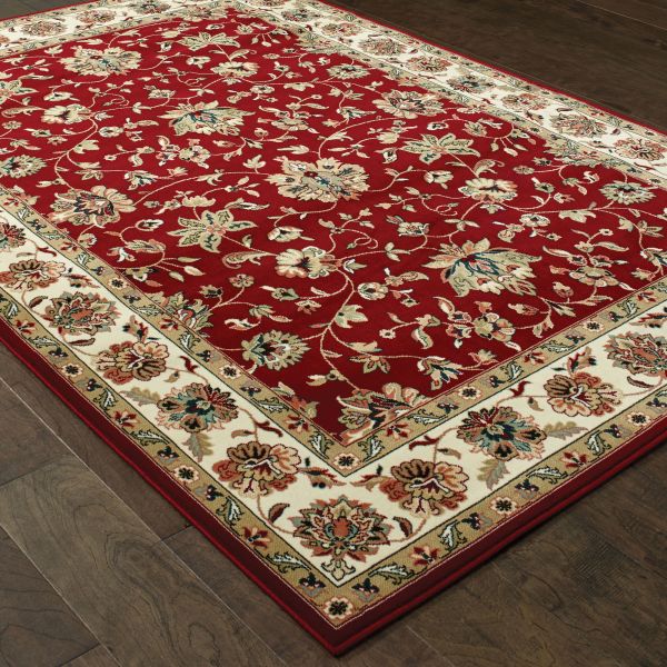 Oriental Weavers Kashan 4929r Red Collection