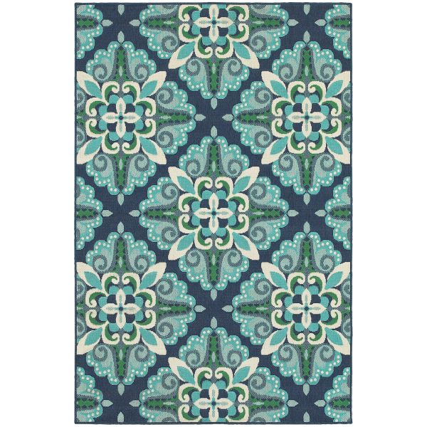 Oriental Weavers Meridian 2206b Blue Collection