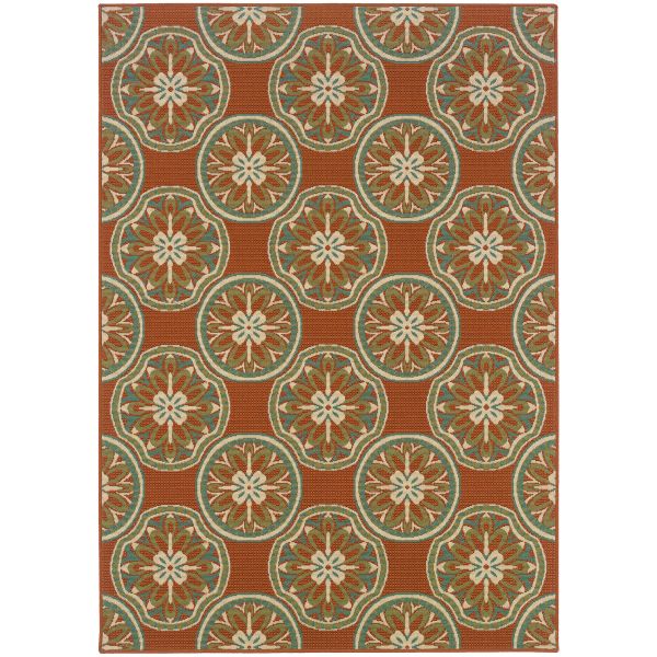 Oriental Weavers Montego 8323d Rust Collection