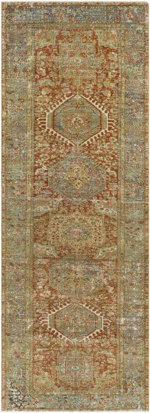 Surya Antique One Of A Kind Ooak-1533 4'4" x 12'3" Runner Collection