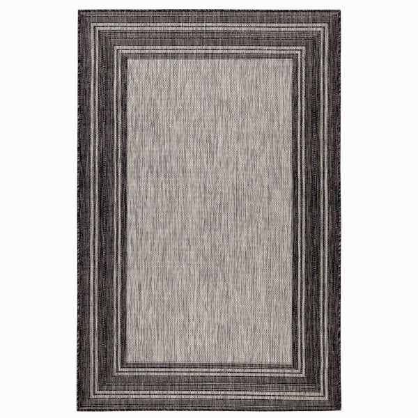 Liora Manne Carmel Multi Border Black