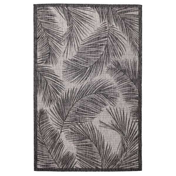 Liora Manne Carmel Fronds Black