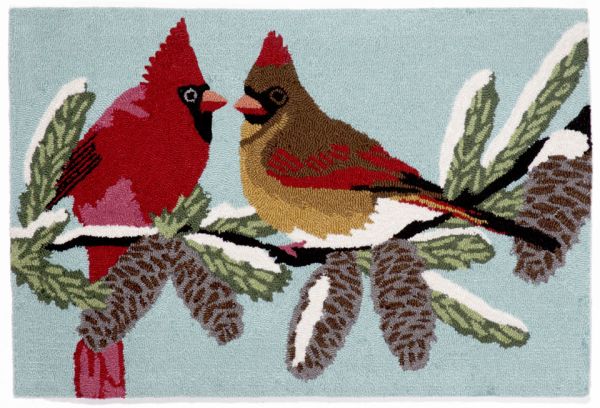 Liora Manne Frontporch Cardinals Sky